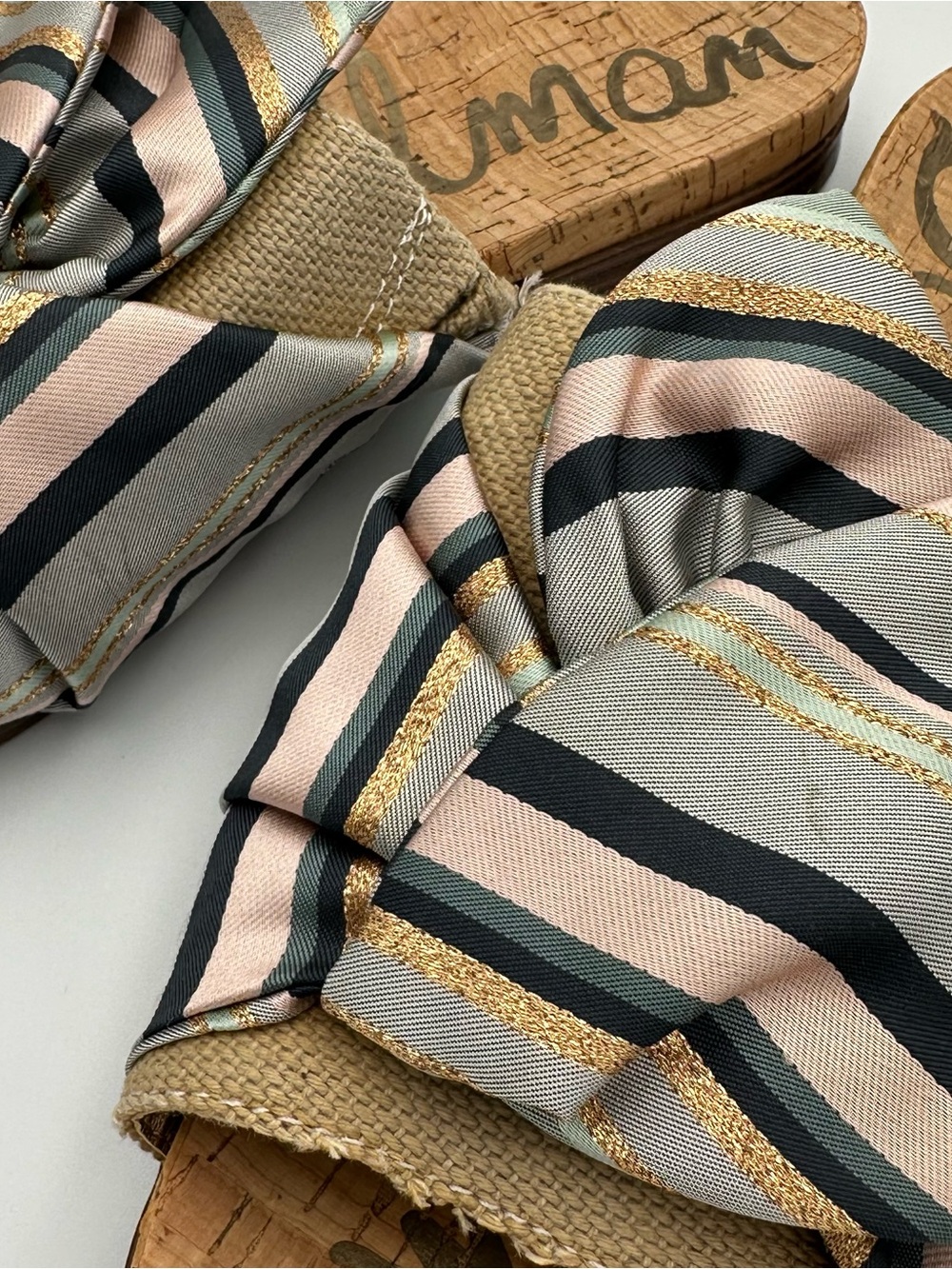 Sam Edelman Women’s Heidi Bow Slide Gray Slip On Sandals Size 10 - Picture 6 of 9